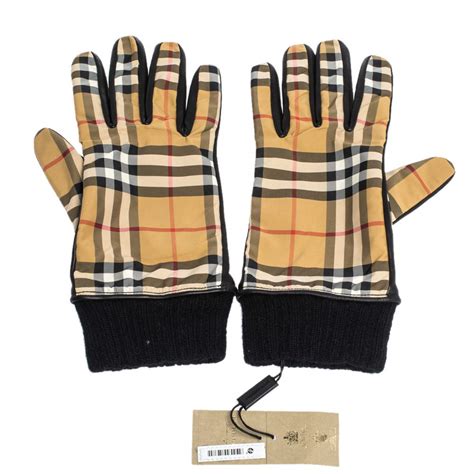 burberry gloves men